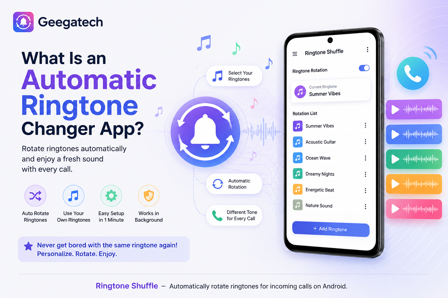 What Is an Automatic Ringtone Changer App?